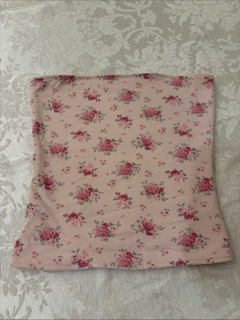 Hollister Pink Floral Tube Top